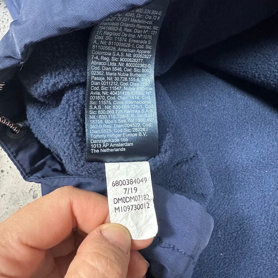 ✨ (바배) 타미 진스 아노락 기모 바람막이 자켓 상품이미지4