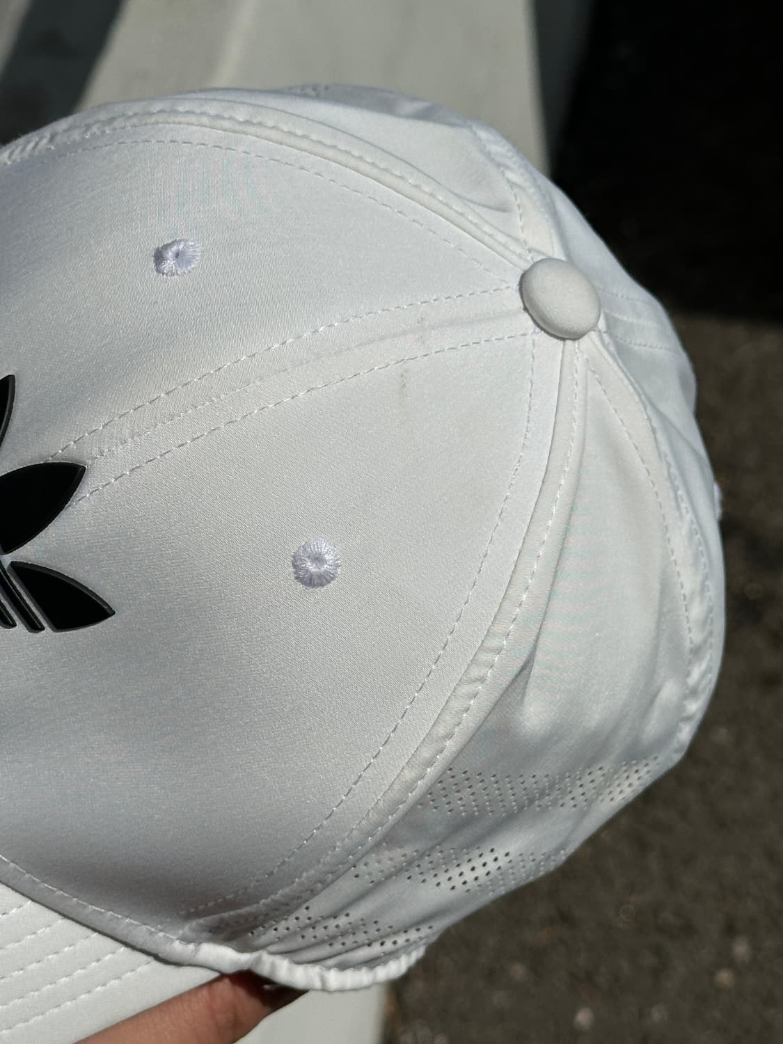 [F] 아디다스 화이트 볼캡 모자 상품이미지6