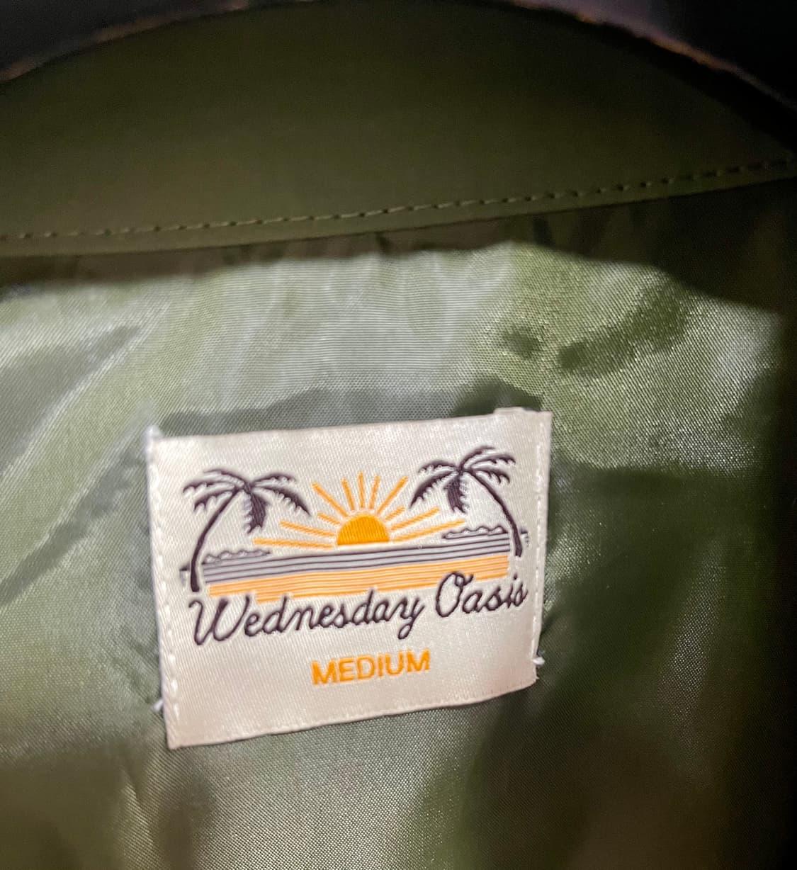 웬즈데이오아시스 M-65 나일론 숏 야상 자켓 카키 /M 상품이미지3