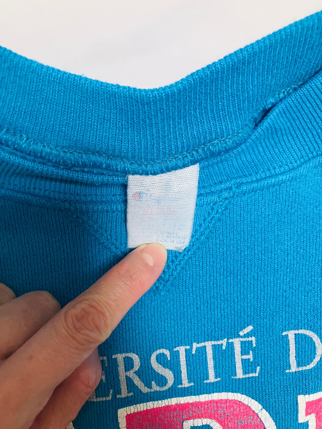 빈티지 챔피온 구제 파리 소르본 대학교 맨투맨 상품이미지3