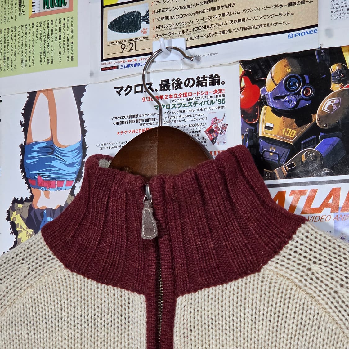 타미힐피거 노르딕 패턴 반집업 니트 상품이미지3