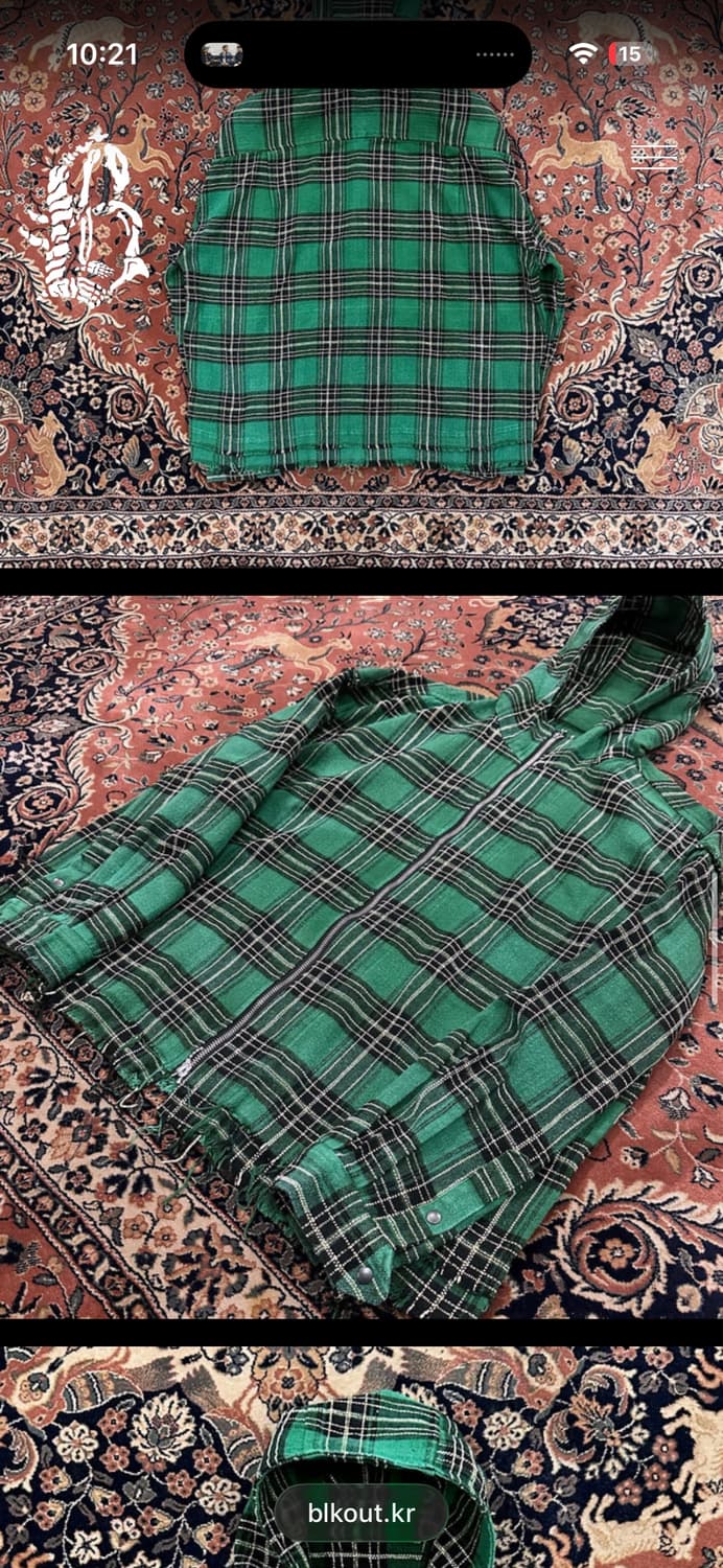 블랙아웃 에디후드 M 새상품(무료배송) 상품이미지4