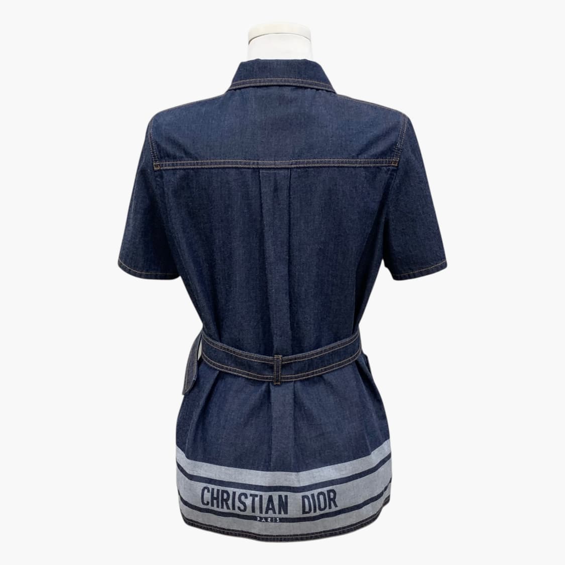 크리스찬 디올 쿠튀르 데님 벨트 반팔 셔츠 자켓 상품이미지2
