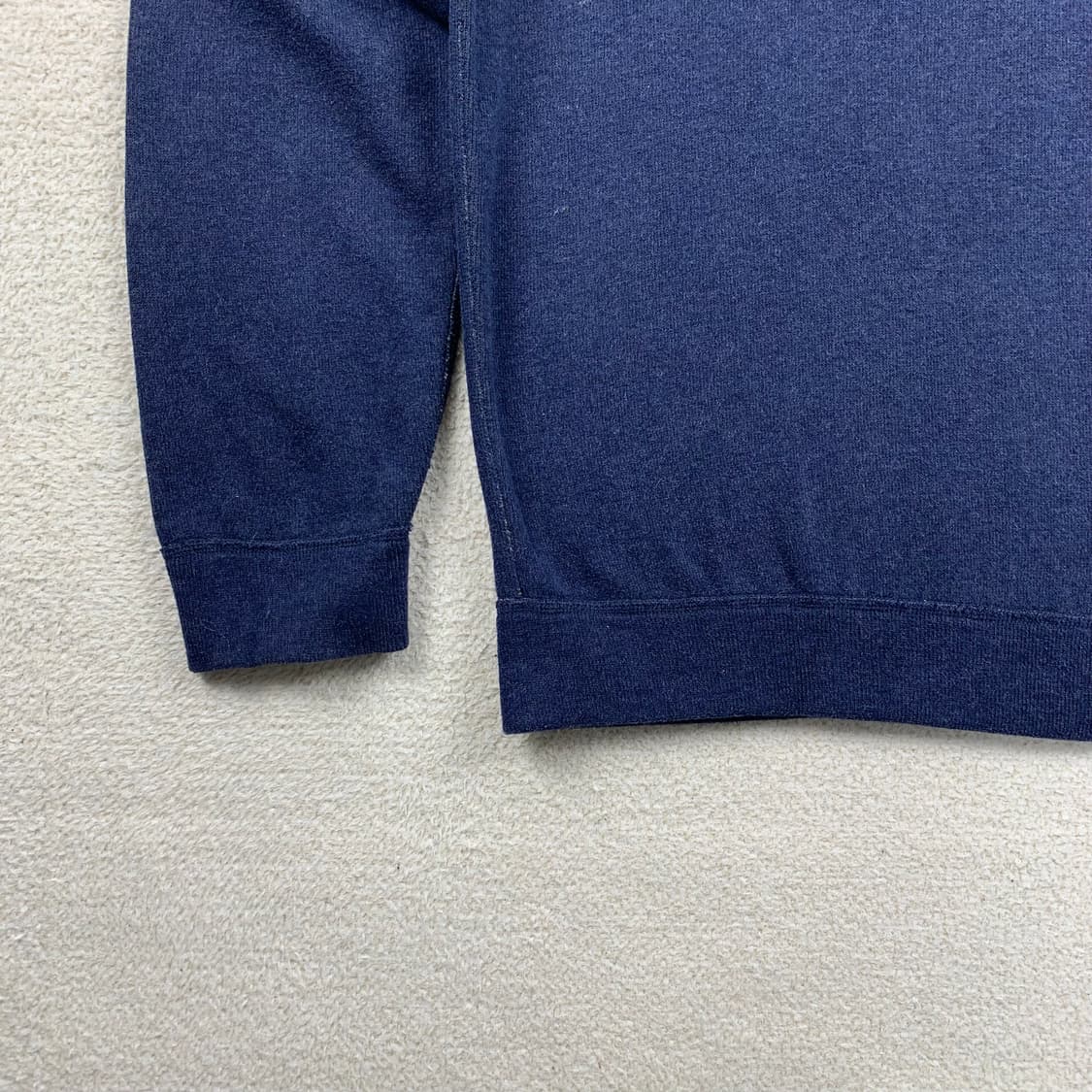 폴로 랄프로렌 패치로고 네이비/그레이 리버시블 쿼터집 니트 상품이미지3