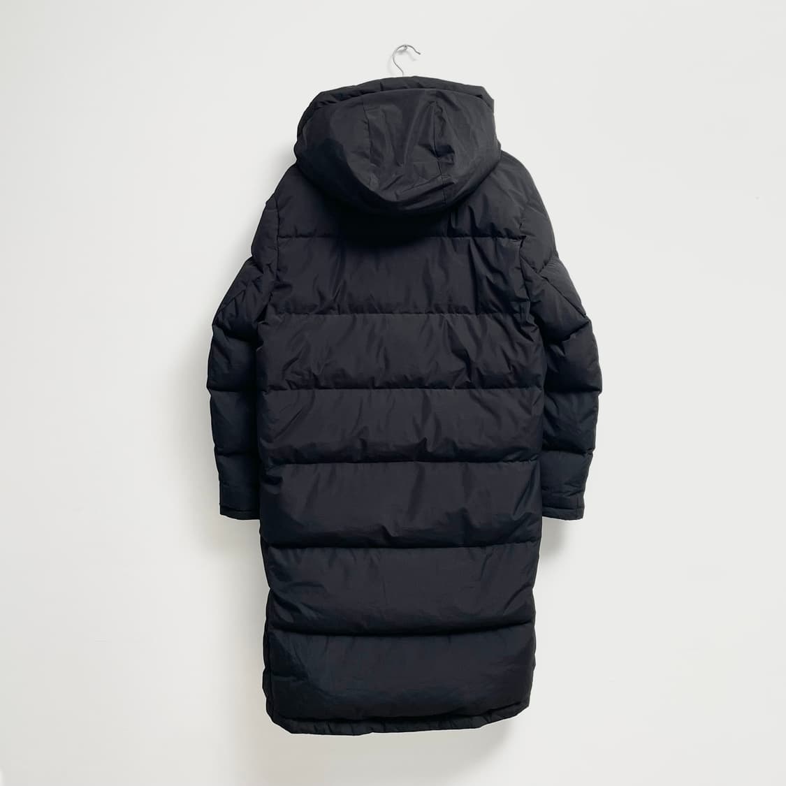 무신사스탠다드 롱 다운 벤치 파카 (블랙/S) 무탠다드패딩 상품이미지2