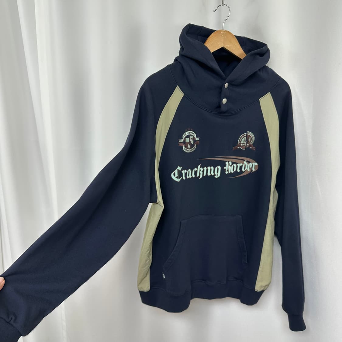 CPGN스튜디오 남성 후드티 네이비 L  상품이미지4