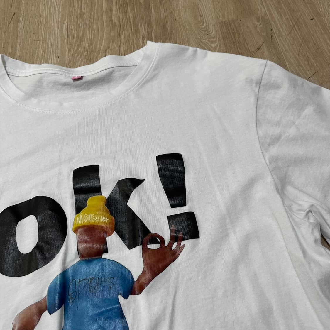 온디드 옥히 OK 유니크 프린팅 오버핏 반팔티 XXXL/115 상품이미지3