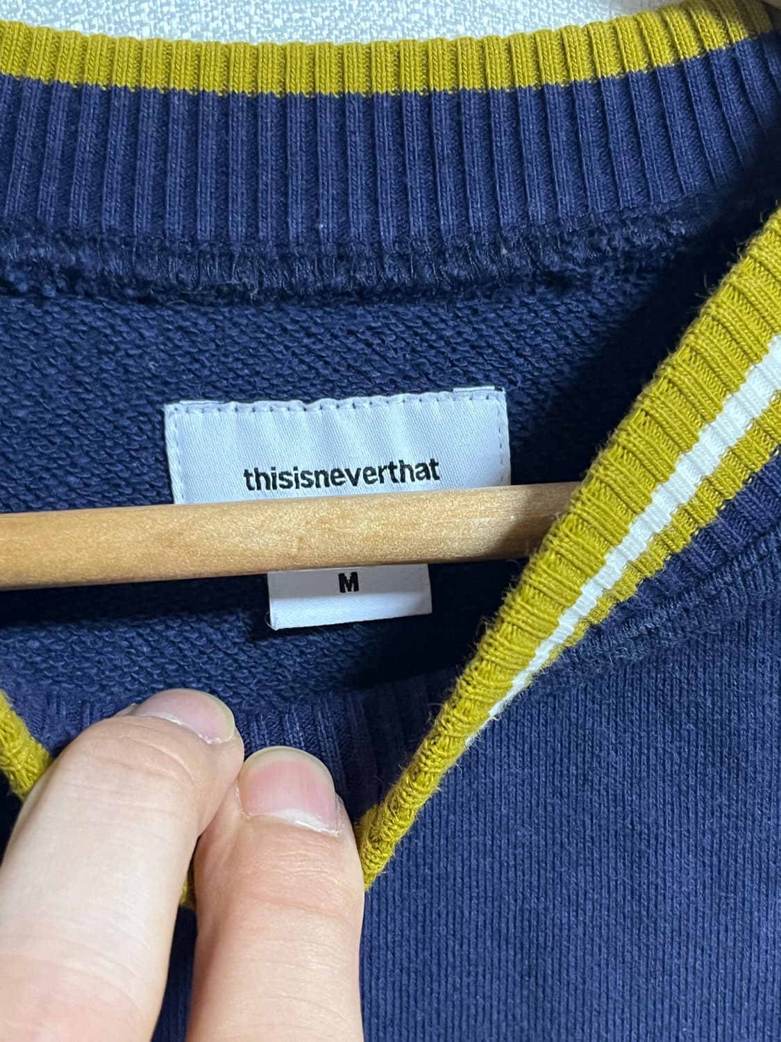 공용 디스이즈네버댓 오버핏 링거 맨투맨 티셔츠 M 상품이미지5