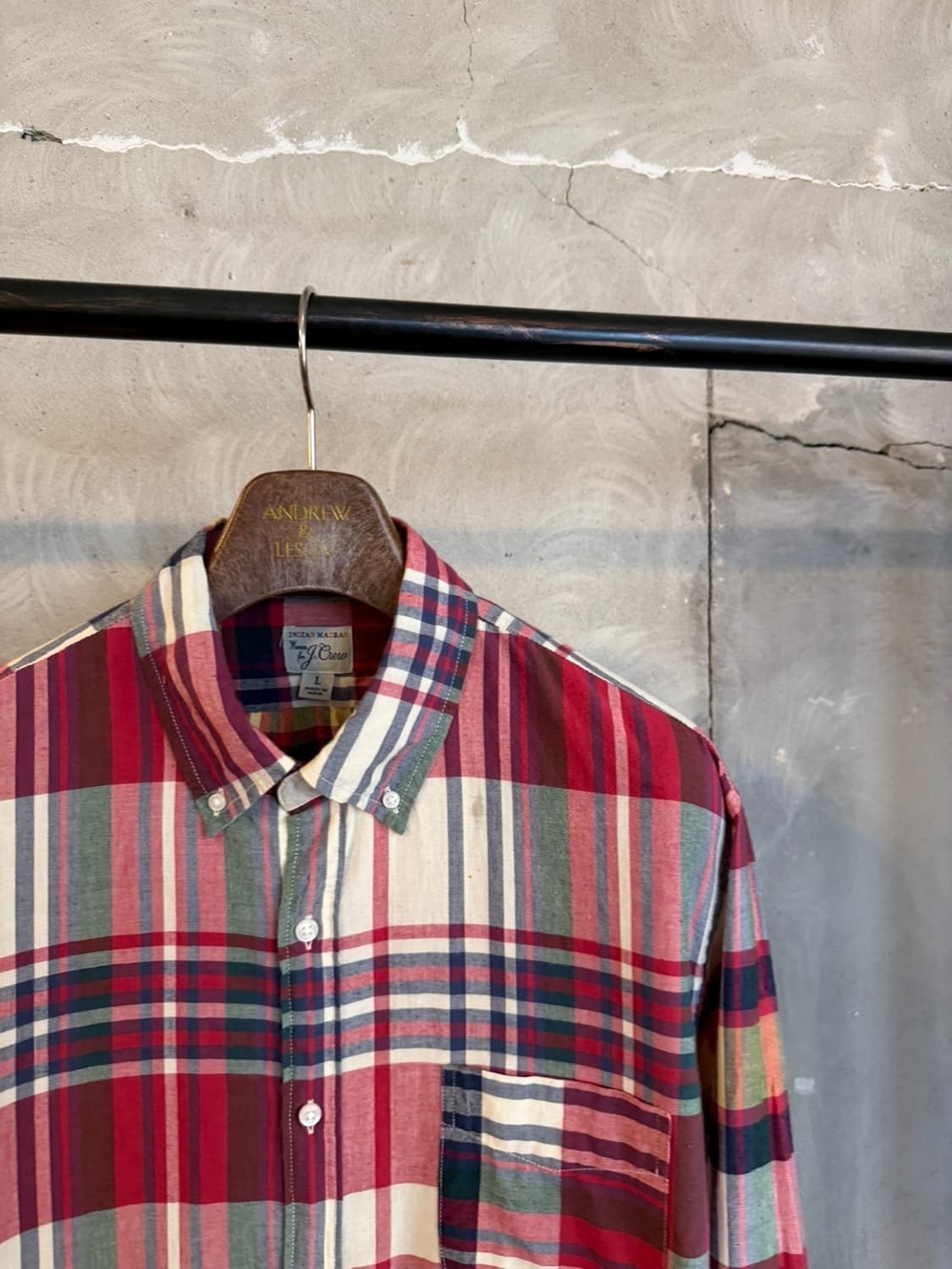 제이크루 마드라스 셔츠 105 상품이미지7