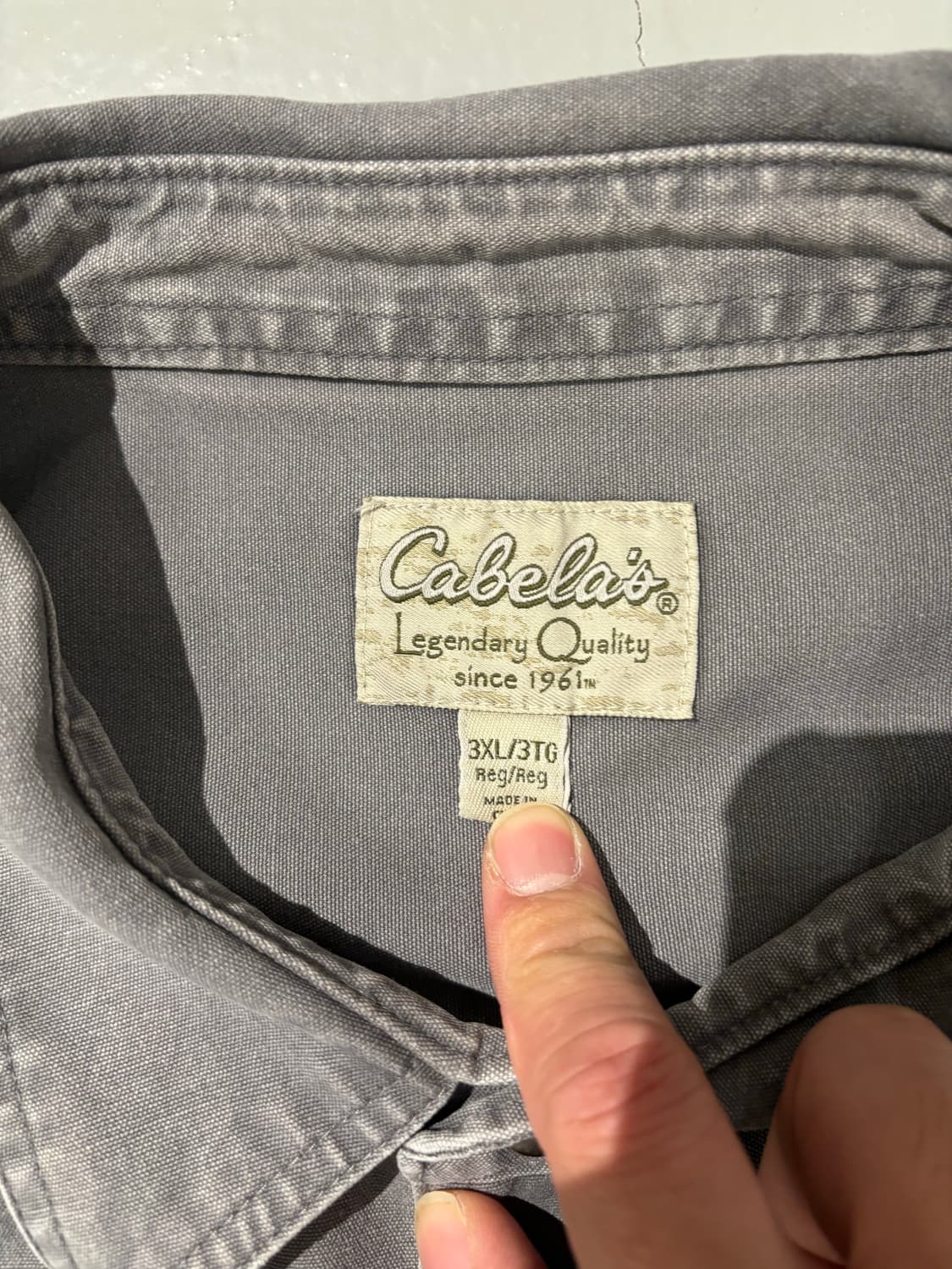 빈티지 헤비코튼 워크 셔츠 상품이미지5