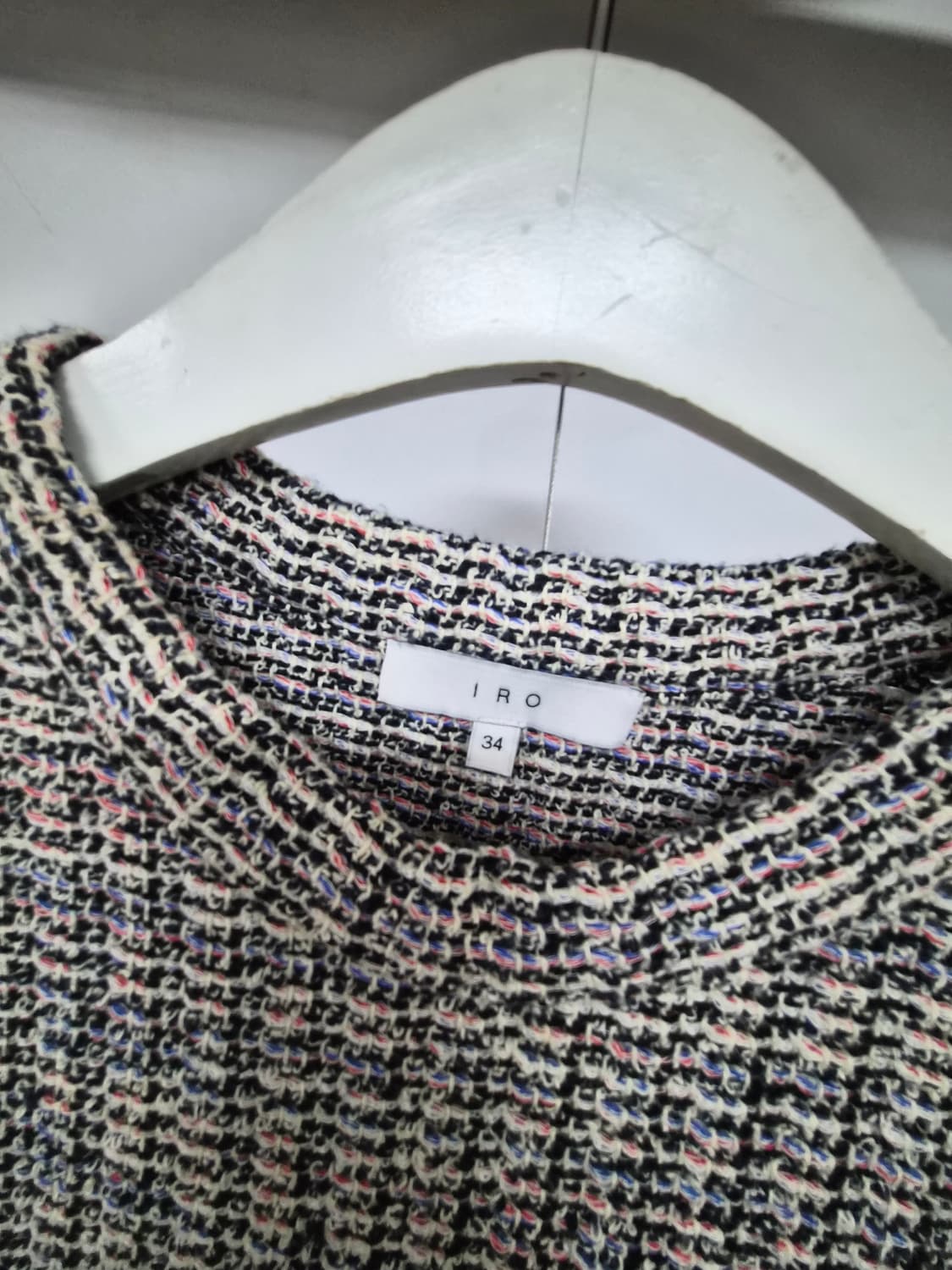 이로 여름 트위드 반팔 블라우스. 띠어리 린넨 와이드팬츠 상품이미지3