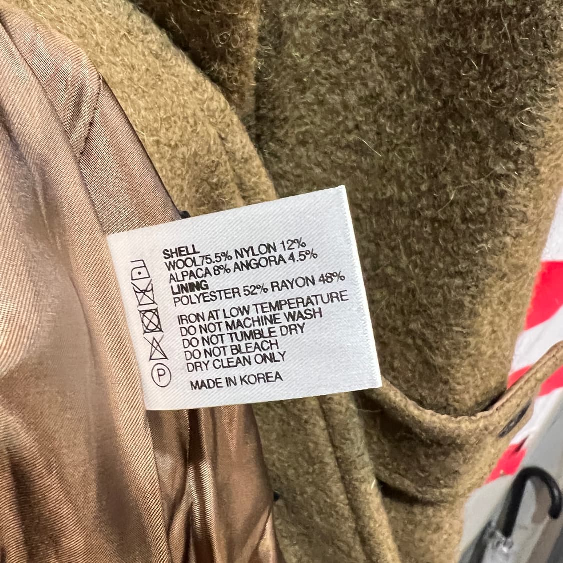 THEME 울 후드 롱코트 상품이미지4