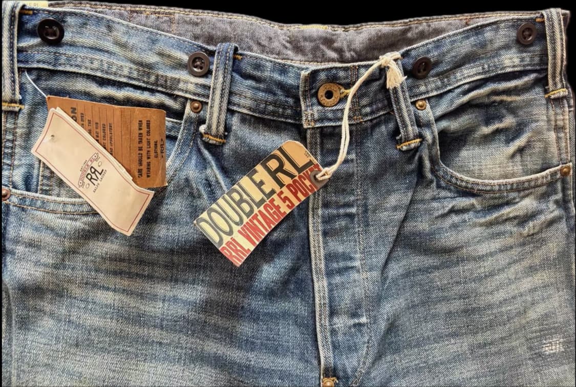 rrl 풀러턴 빈5포 32/32 새상품 상품이미지2