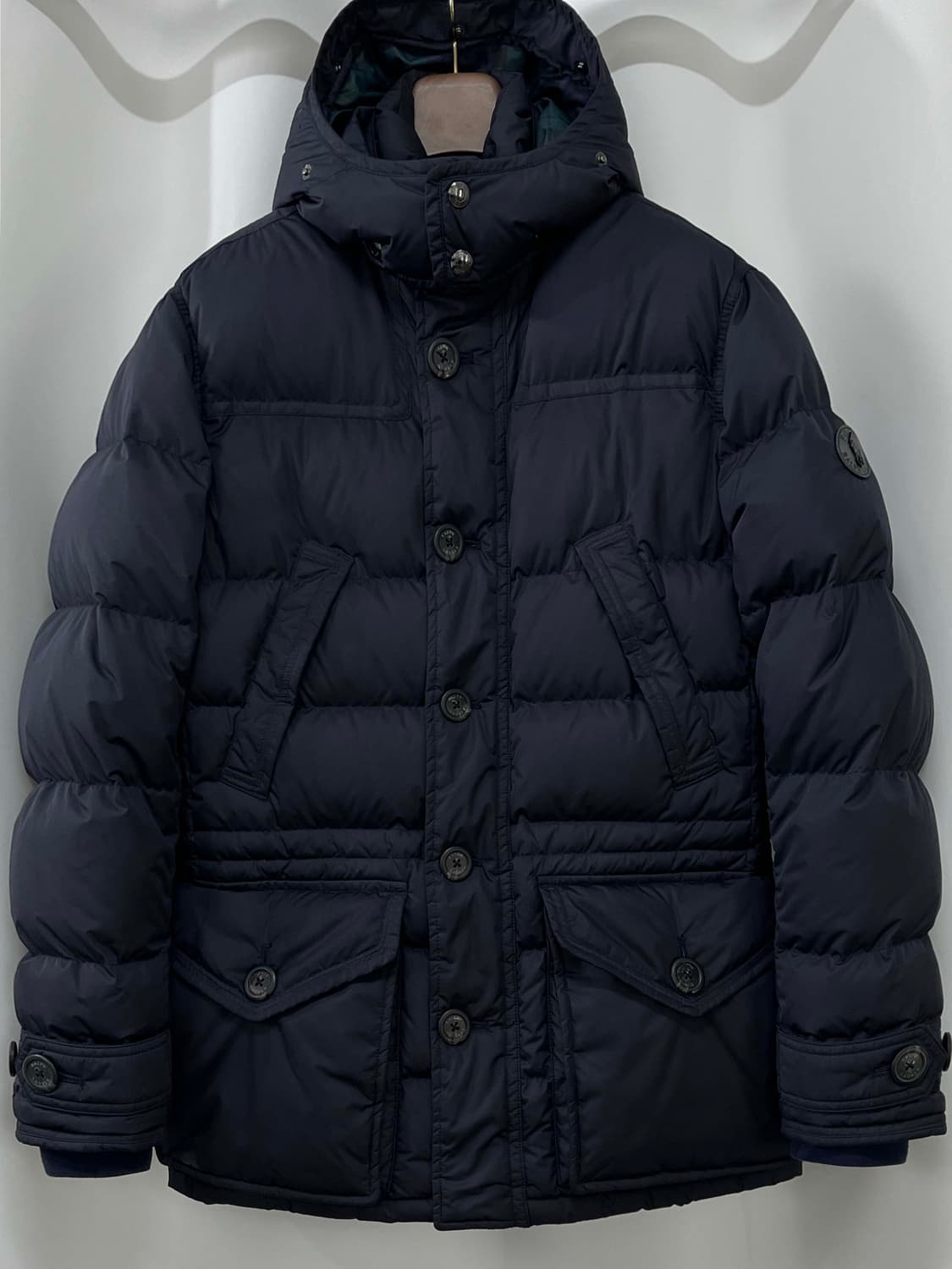 폴로 랄프로렌 쿠키와펜 블랙와치 퀼티드 다운 패딩 카코트 자켓 상품이미지1