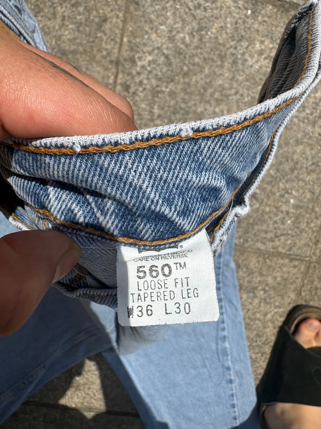 90s 리바이스 560 데님팬츠 상품이미지3