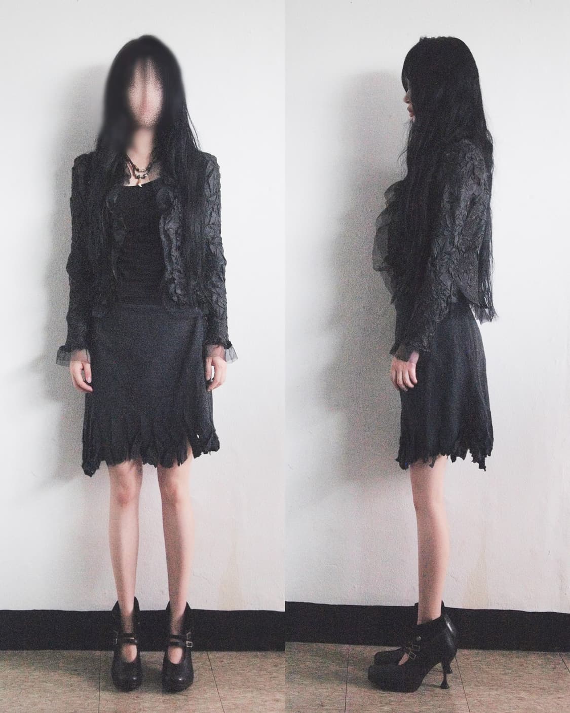 스페치오 specchio 크링클 플리츠 가디건 자켓 상품이미지3
