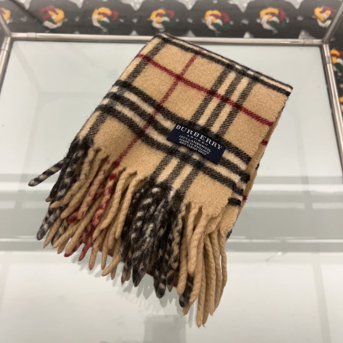 버버리 빈티지 램스울 노바체크 목도리 C07555 상품이미지3