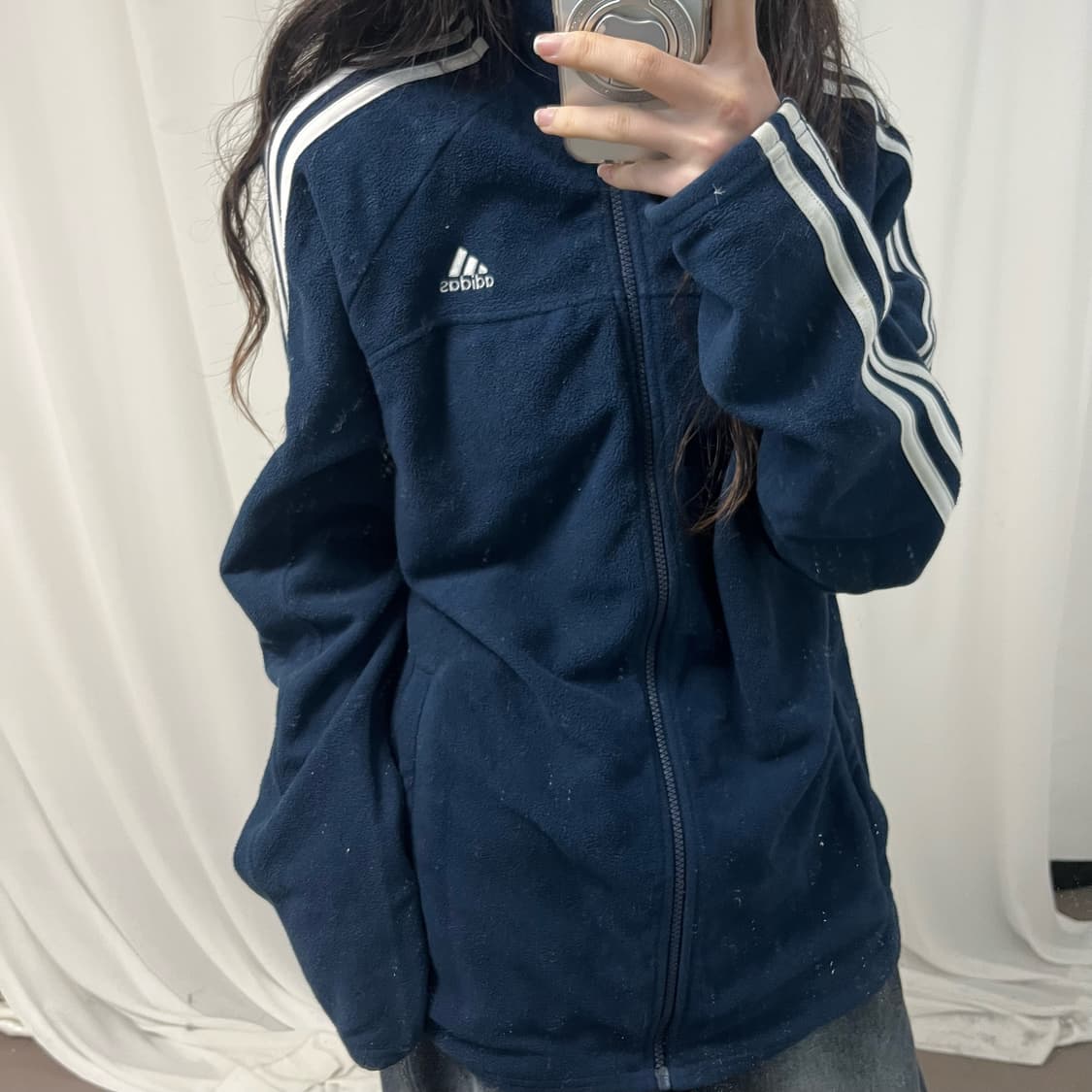 Adidas navy Fleece 상품이미지3