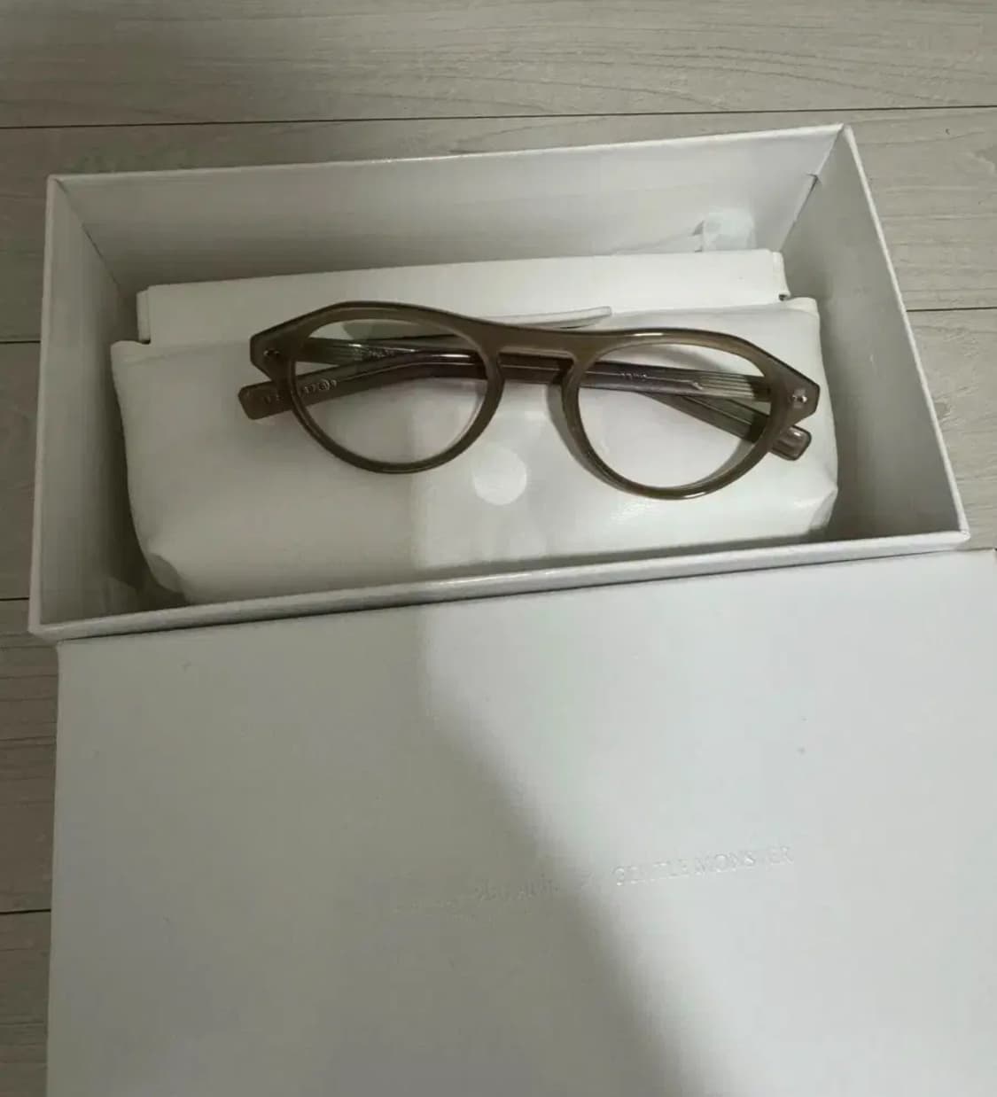 젠틀몬스터 마르지엘라 MM112 브라운 반투명 클리어 새 상품 상품이미지4