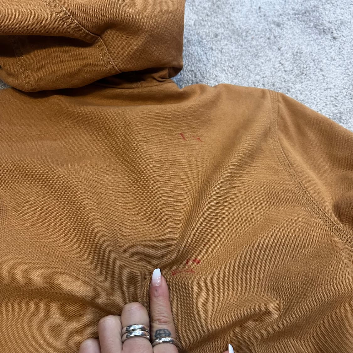 디키즈 엑티브 카멜 쉐르파 후드자켓L 상품이미지10