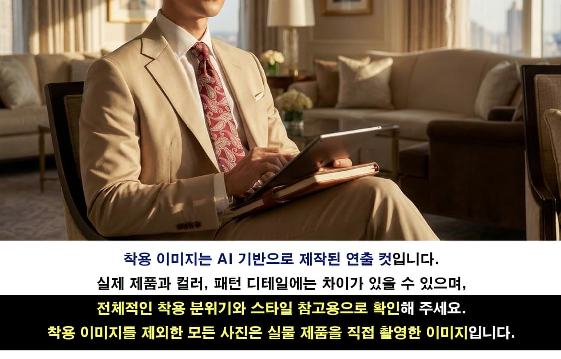 아쿠아스큐텀 버건디 페이즐리 넥타이 9.2cm A~B등급 E1231
 상품이미지3