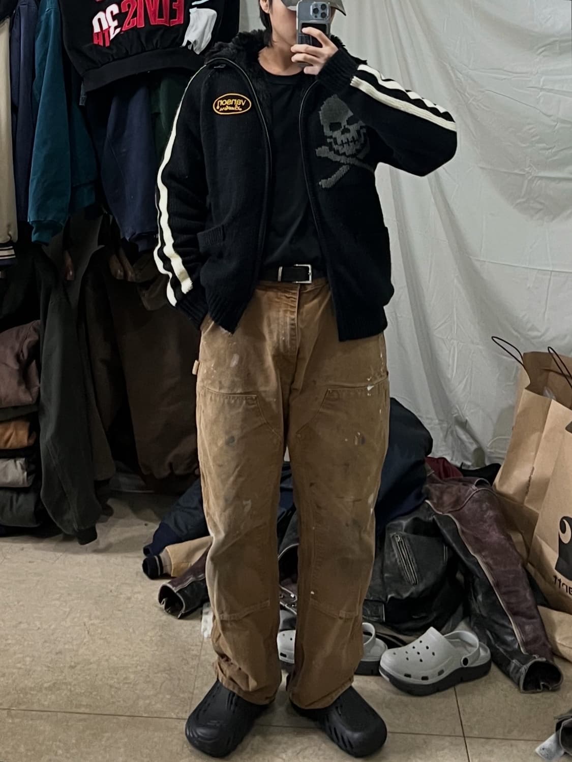 밴슨 스컬 니트 코위찬 상품이미지5