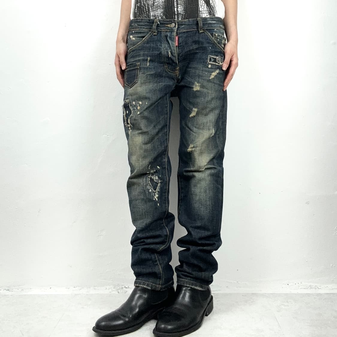Dsquared2 2000s Archive Distressed Repai 상품이미지1