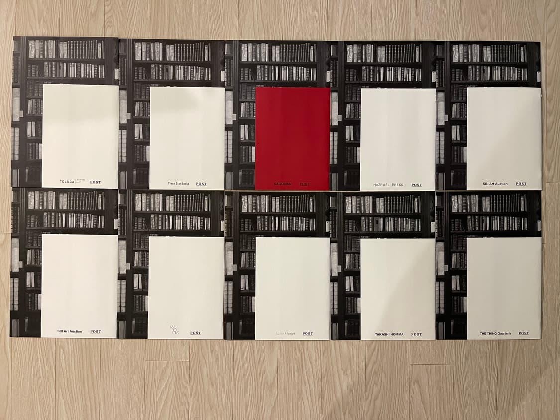 꼼데가르송 BIBLIOTHECA 아트 브로셔 DM 세트 AD2015 상품이미지4