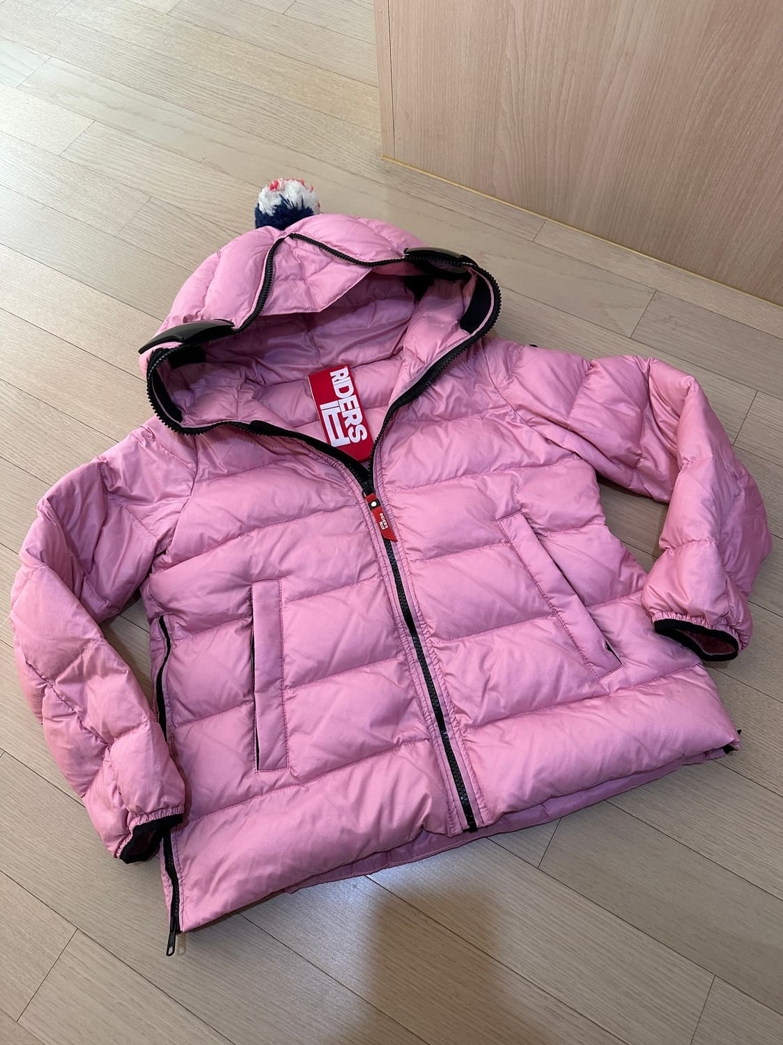 AI라이더즈 키즈 마이크로립스탑 오리털 고글패딩 10Y 상품이미지1