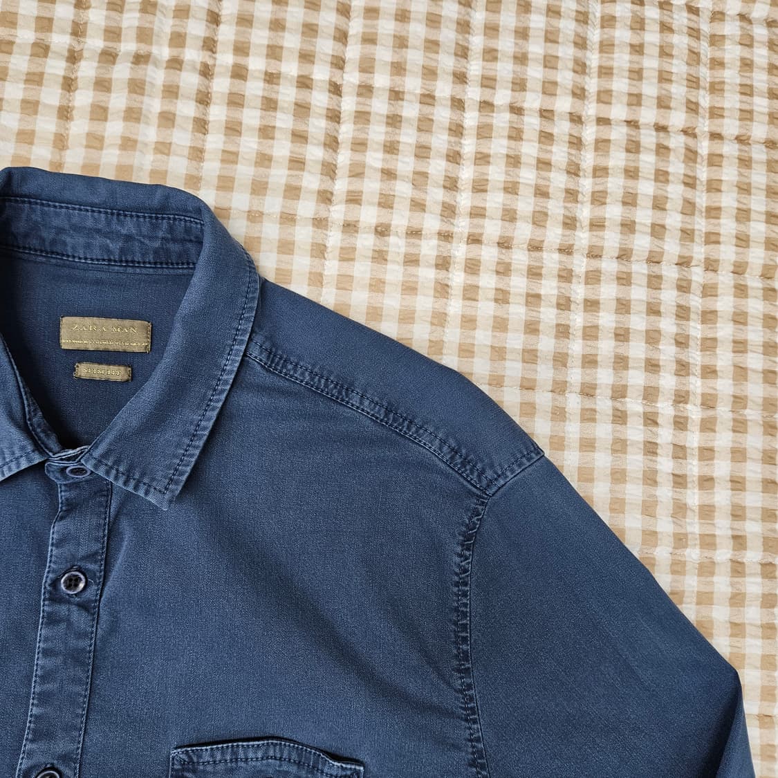 자라 긴소매 셔츠 남자100 상품이미지3