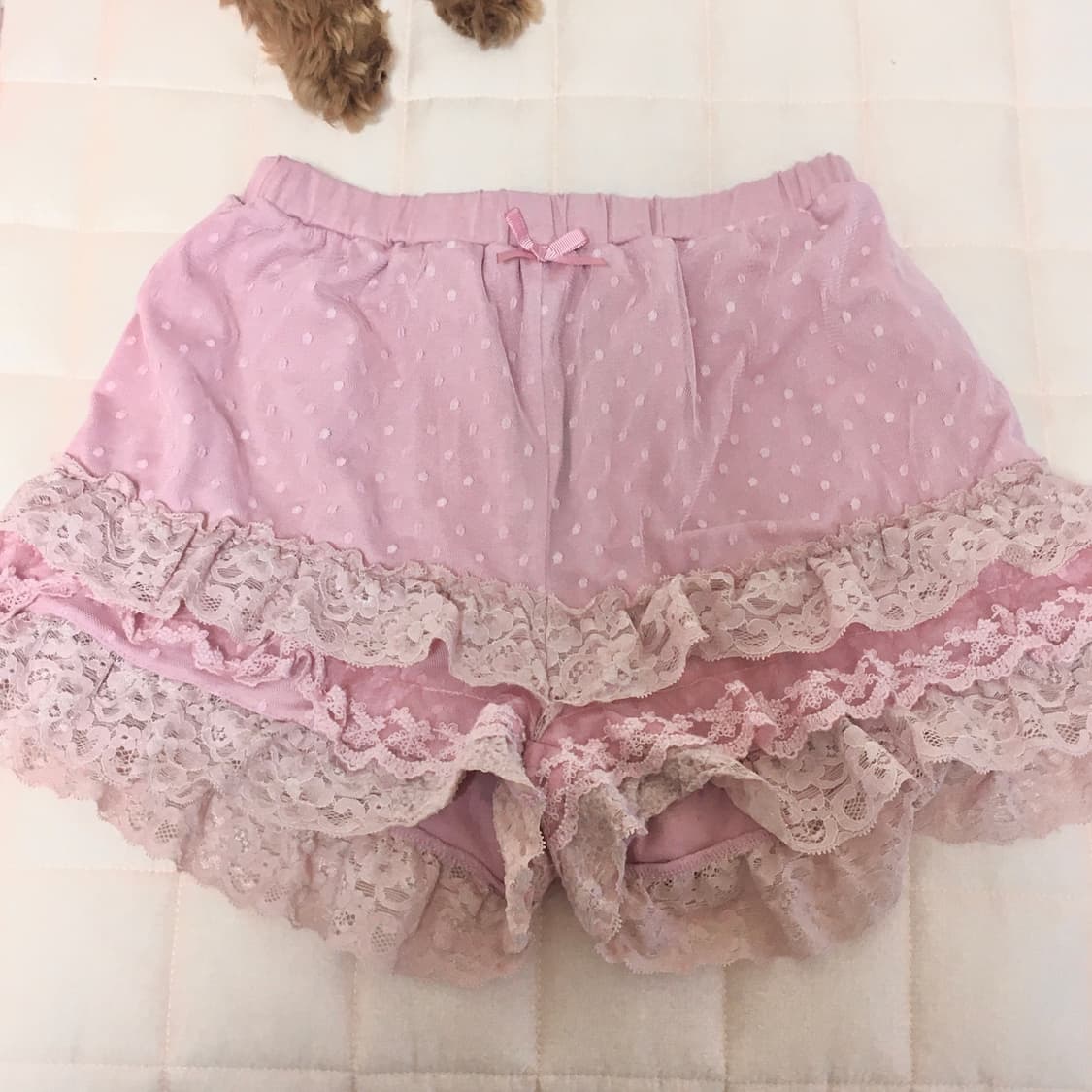 리즈리사 핑크 레이스 큐롯 히메갸루 히메카지 라떼갸루 상품이미지1