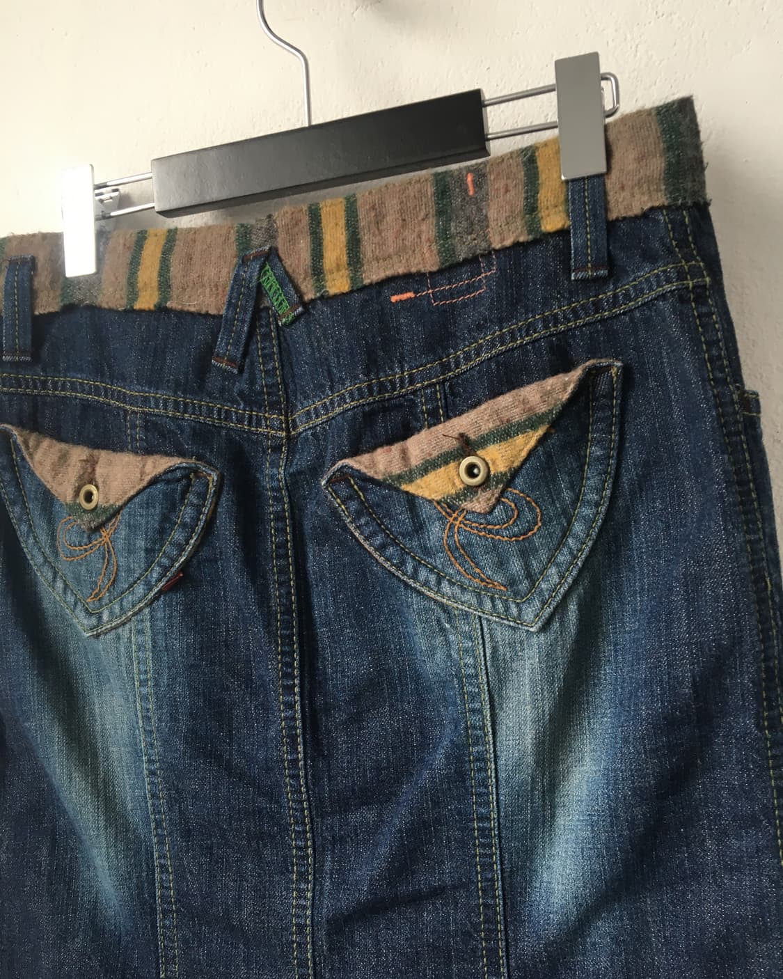 Line detail denim skirt 상품이미지4