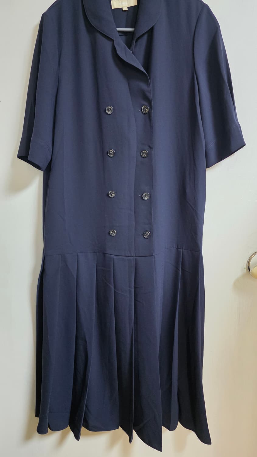 새상품) 빈폴 칼라 더블원피스 다크네이비(55사이즈) 상품이미지2