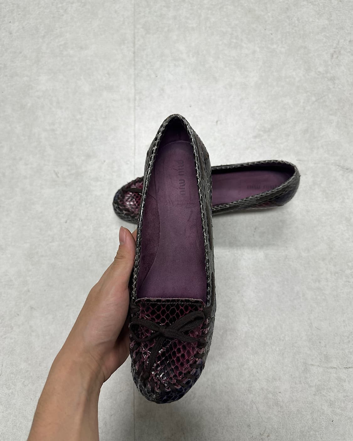 Miu miu 뱀피 상품이미지2