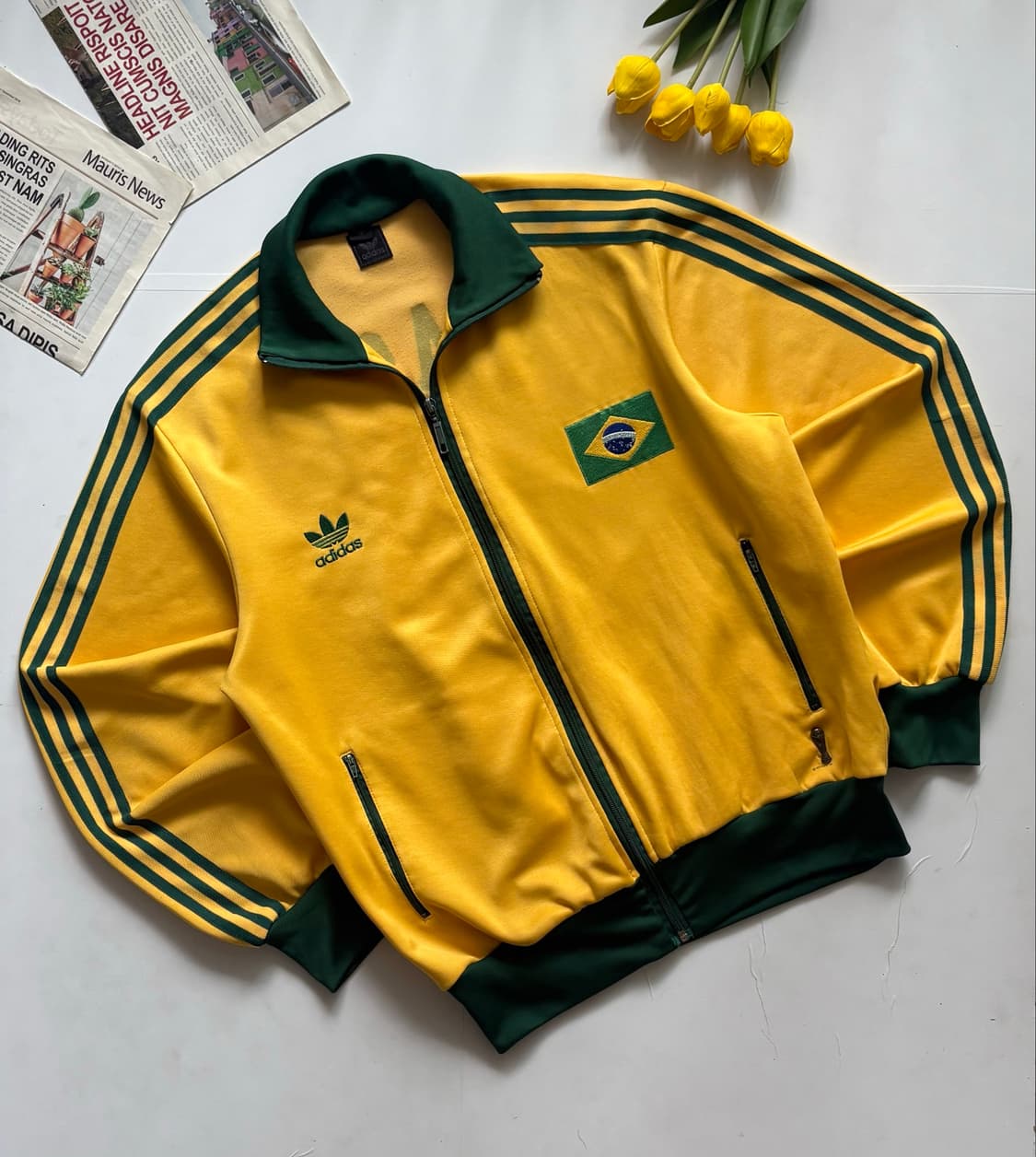adidas 아디다스 빈티지 브라질 국가대표 트랙탑 져지  상품이미지1