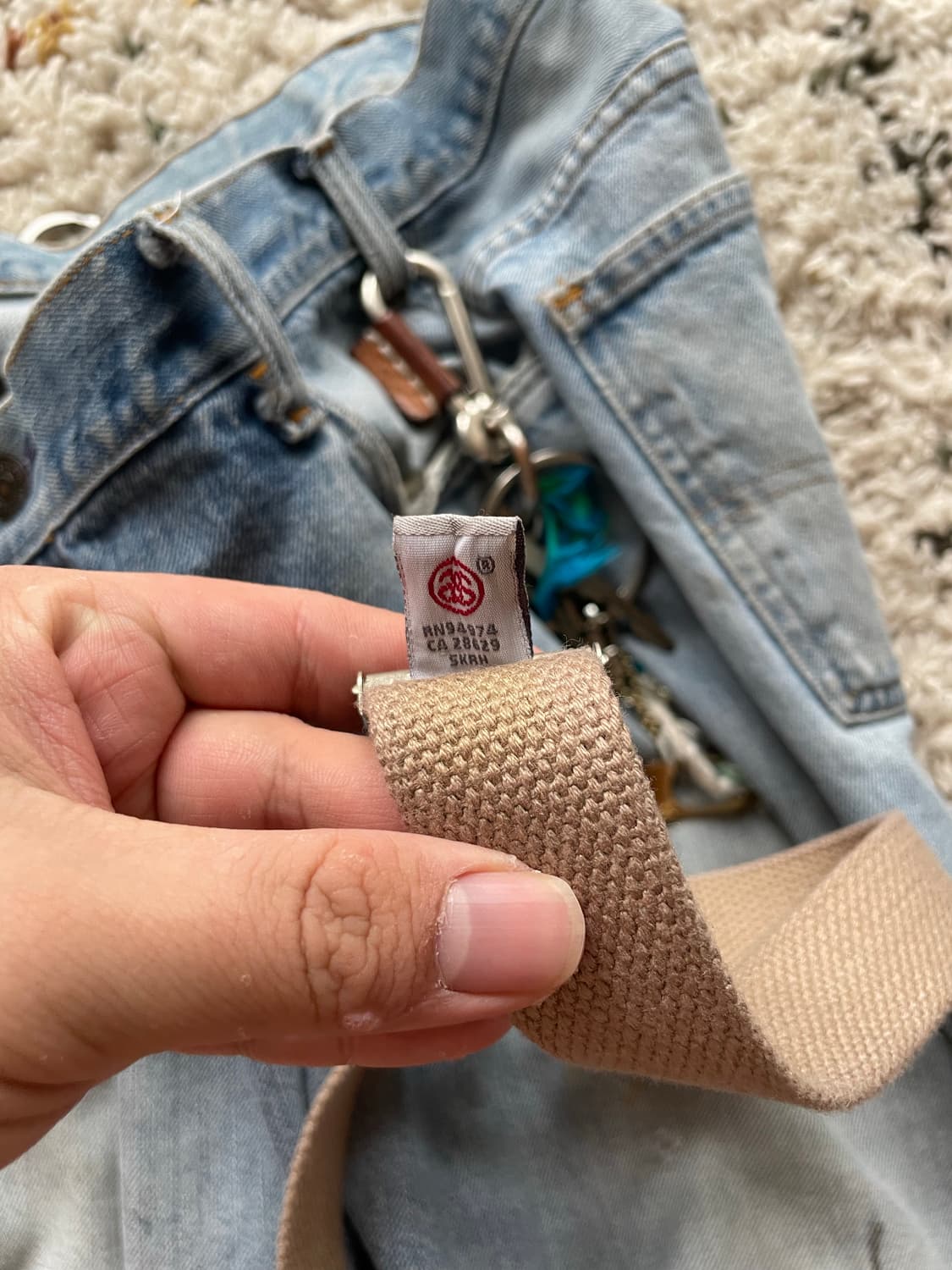 올드 스투시 벨트 상품이미지4