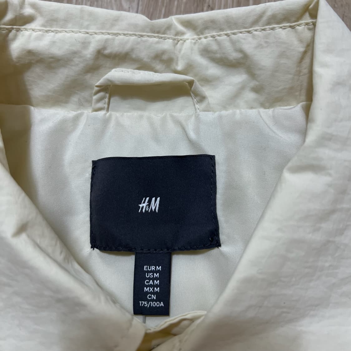 새상품 H&M 에이치앤엠 남성 블루종 바람막이 자켓 M/95  상품이미지4