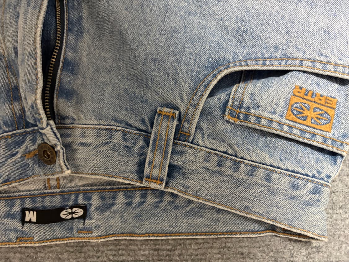 Ertr 레터 데님팬츠 상품이미지4