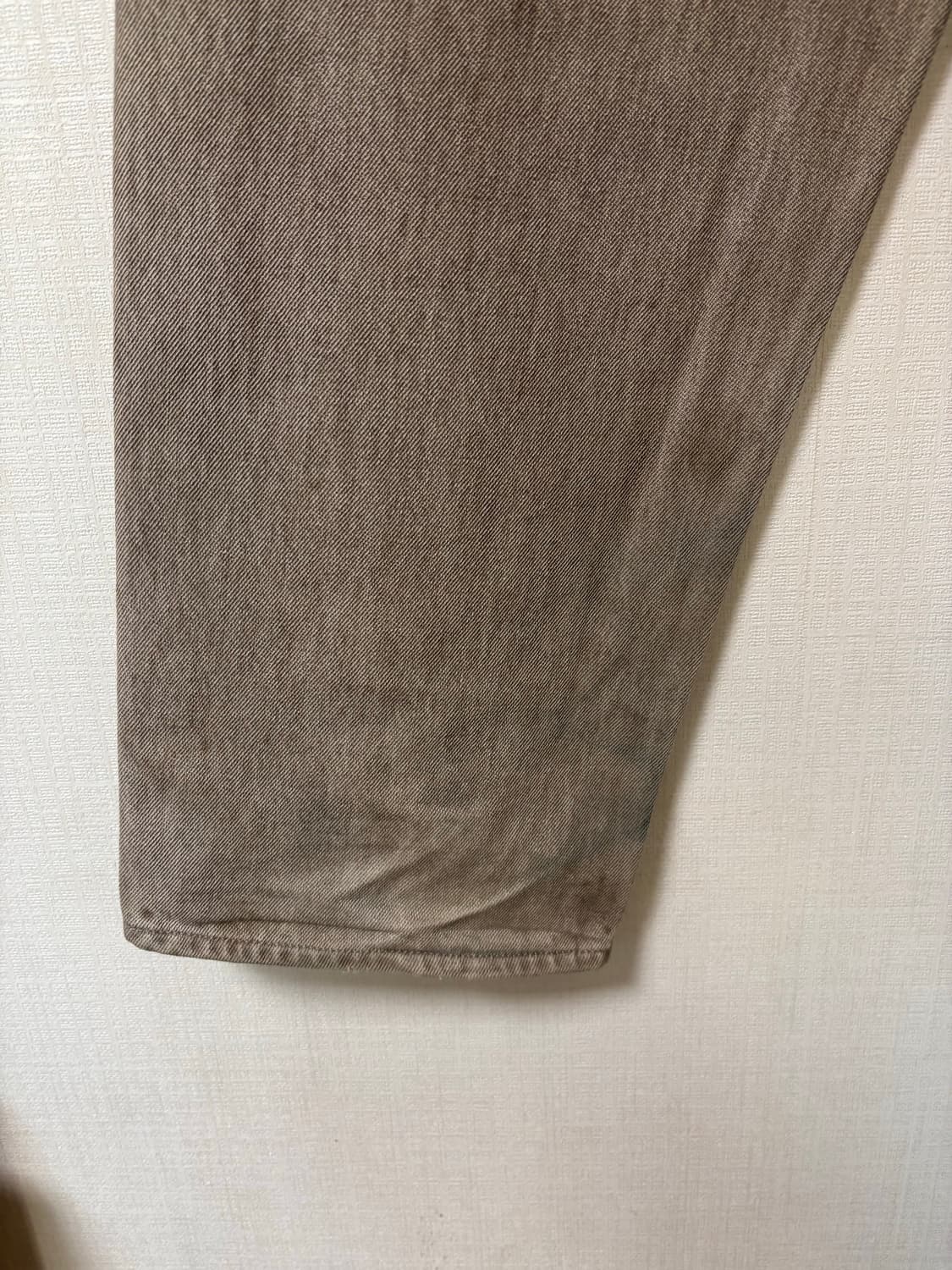 [30] 오라리 하드 트위스트 데님 모카브라운 상품이미지9