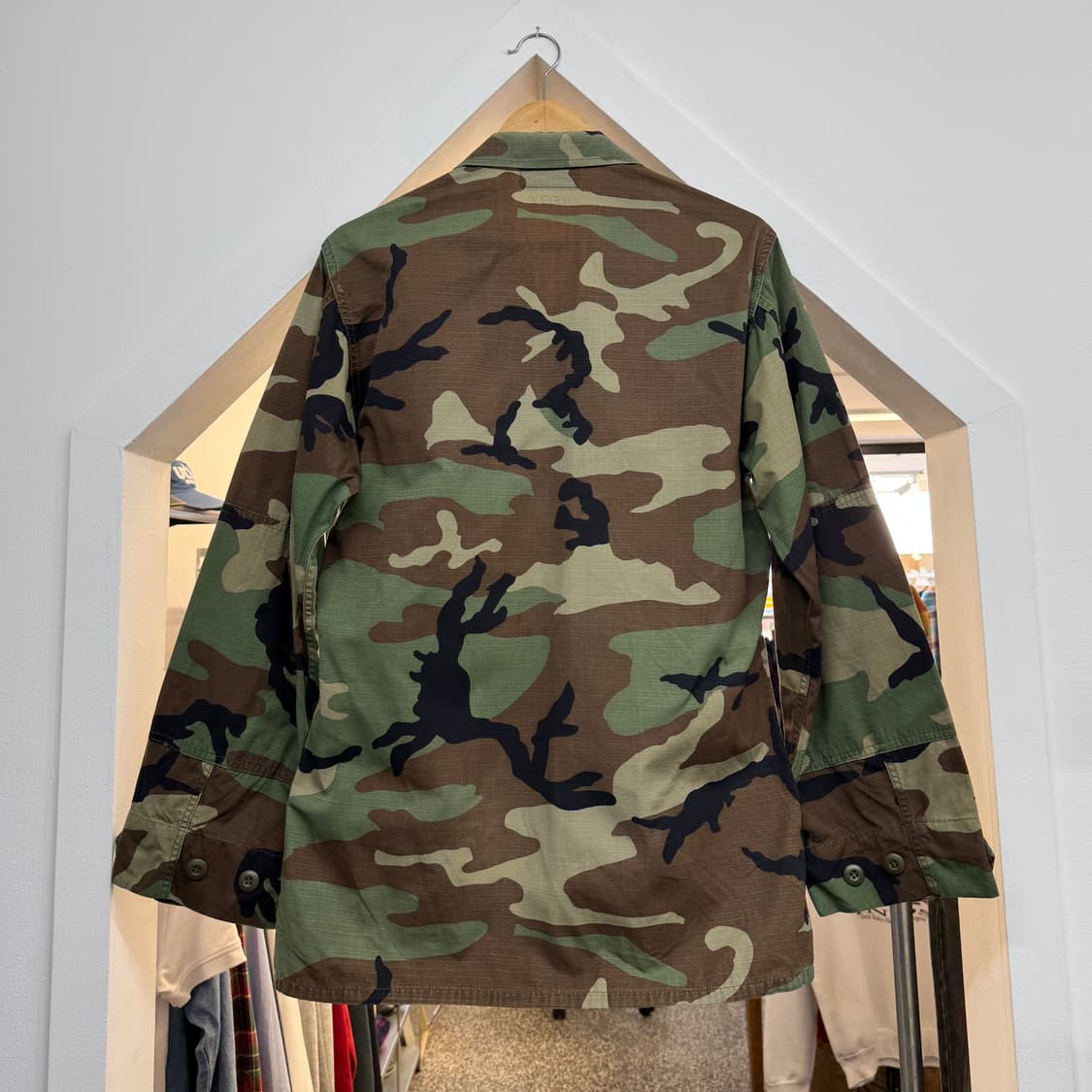 US Army 미 해병대 우드랜드 카모 셔츠 자켓 (S)   상품이미지4