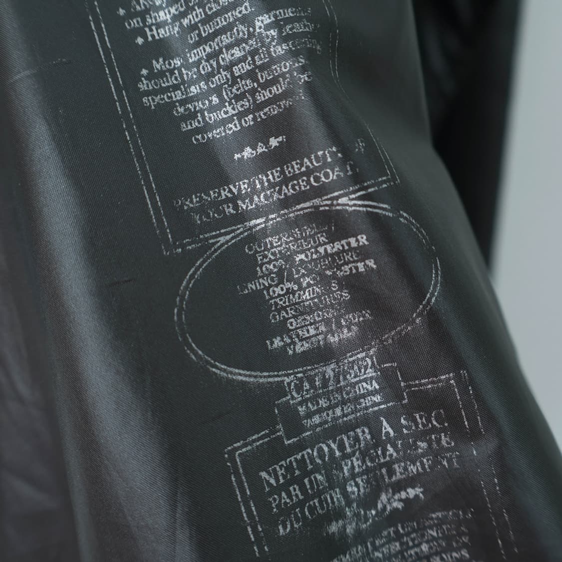 66/맥케이지 더블집업 나일론 코트 상품이미지9