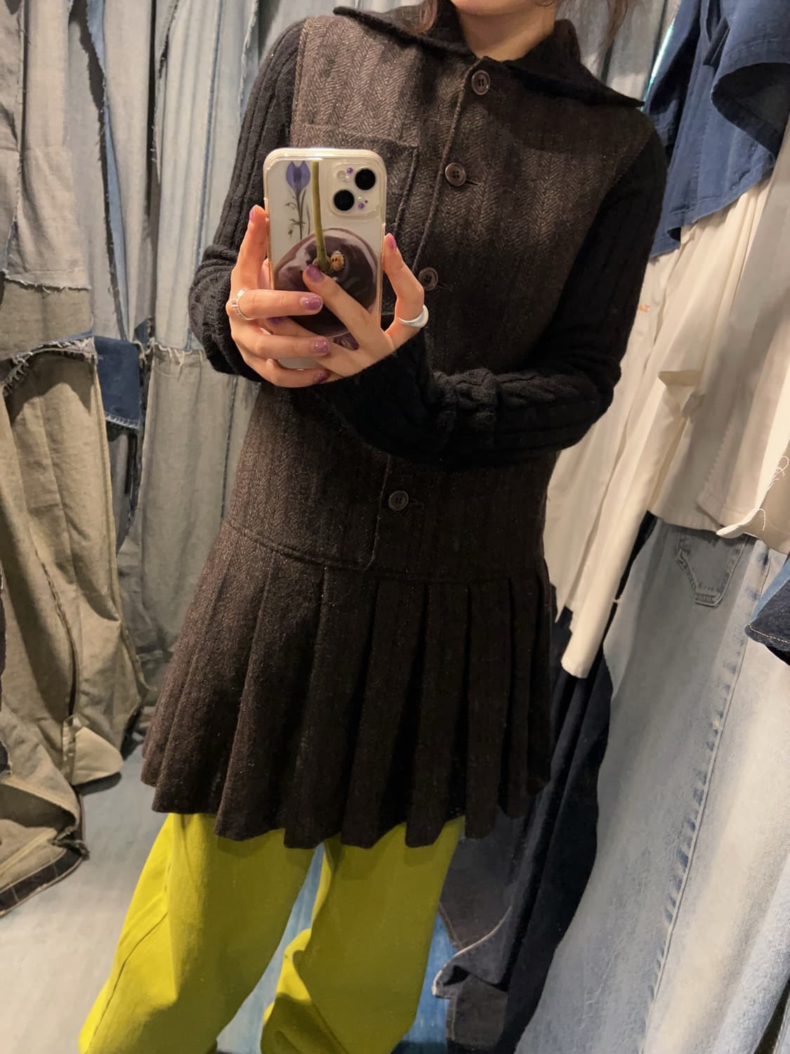 44-55 ) C.P COMPANY Herringbone Pleated 상품이미지3