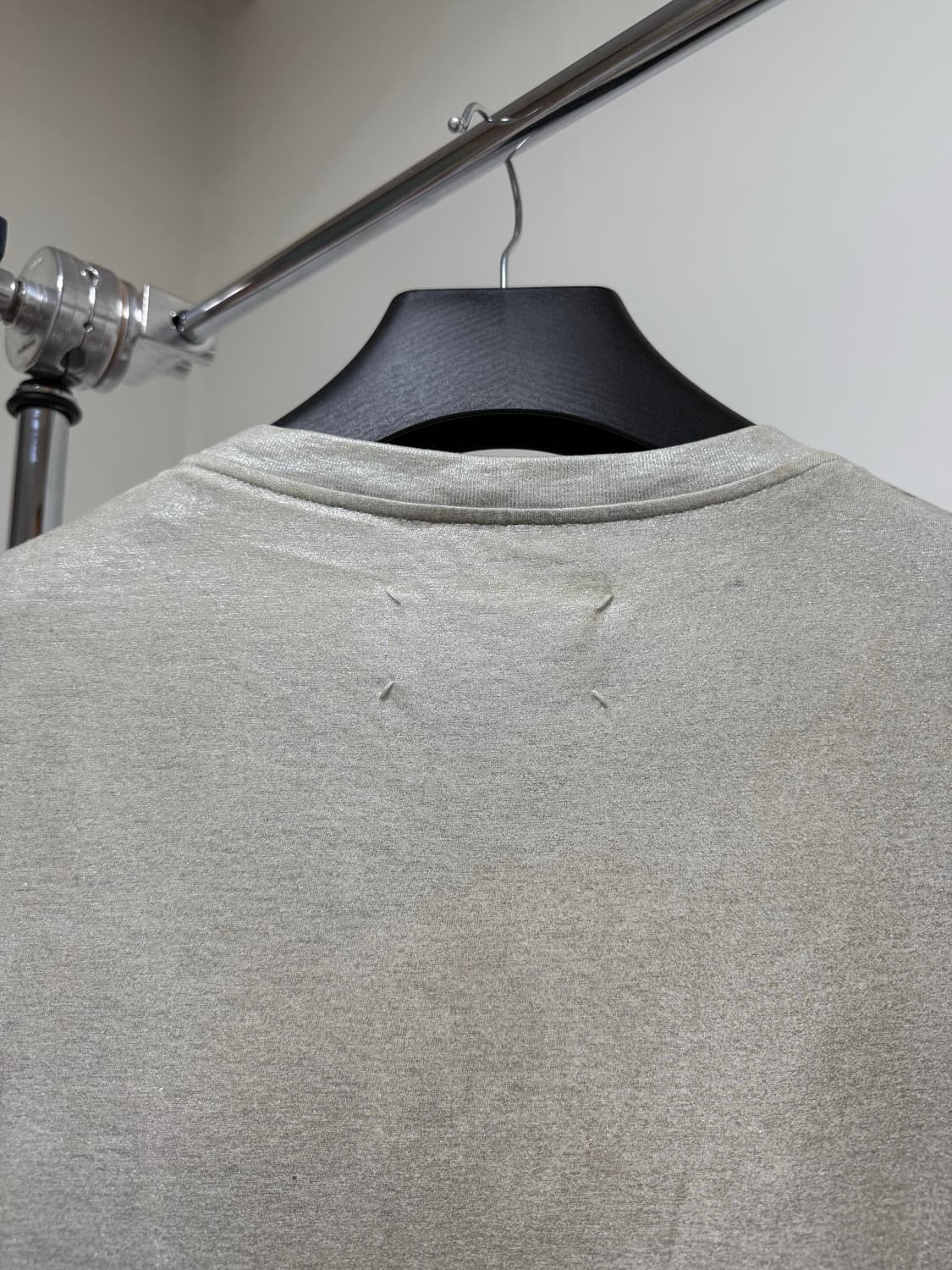 마르지엘라 메탈릭 글리터 인물 프린트 티셔츠 상품이미지5