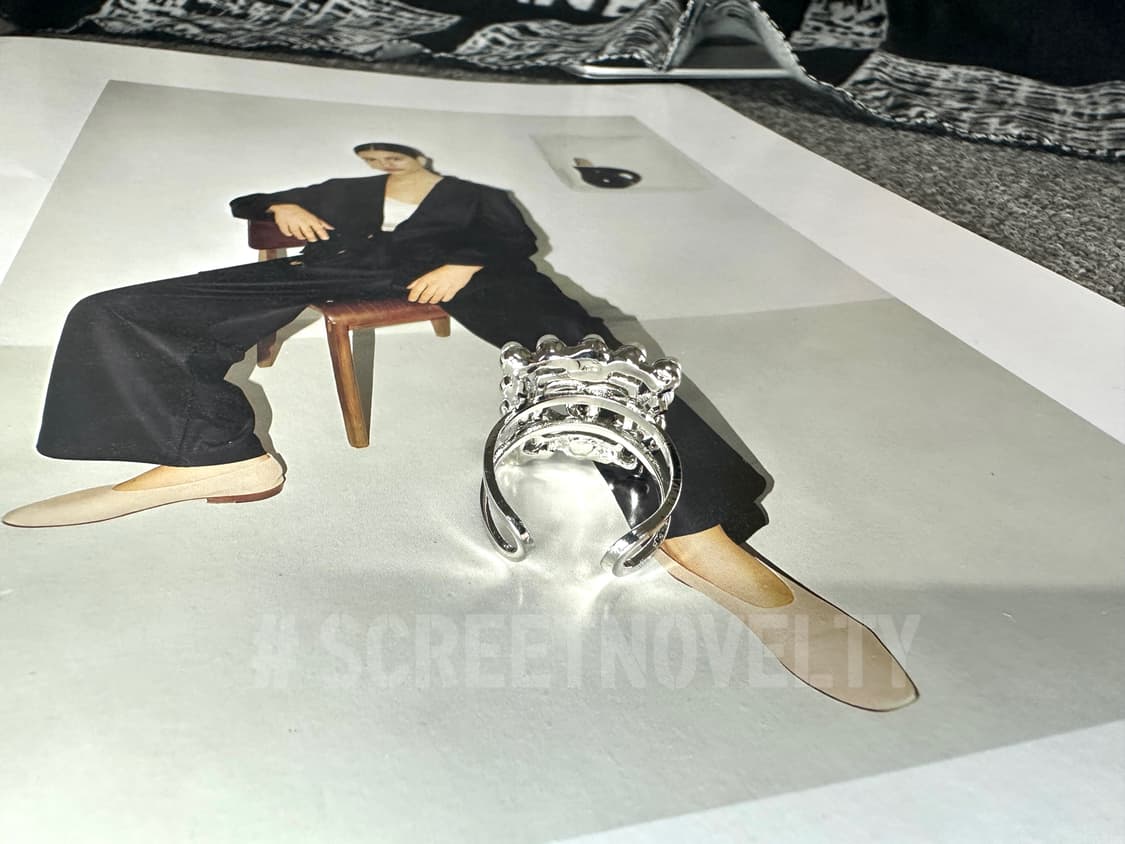 샤넬 스퀘어 진주 큐빅반지 상품이미지6