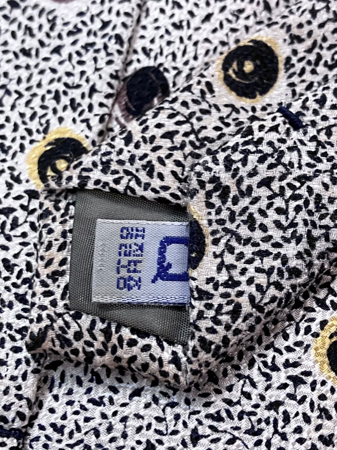 아쿠아스큐텀 도트 패턴 넥타이 베이지    #csz3209 상품이미지6