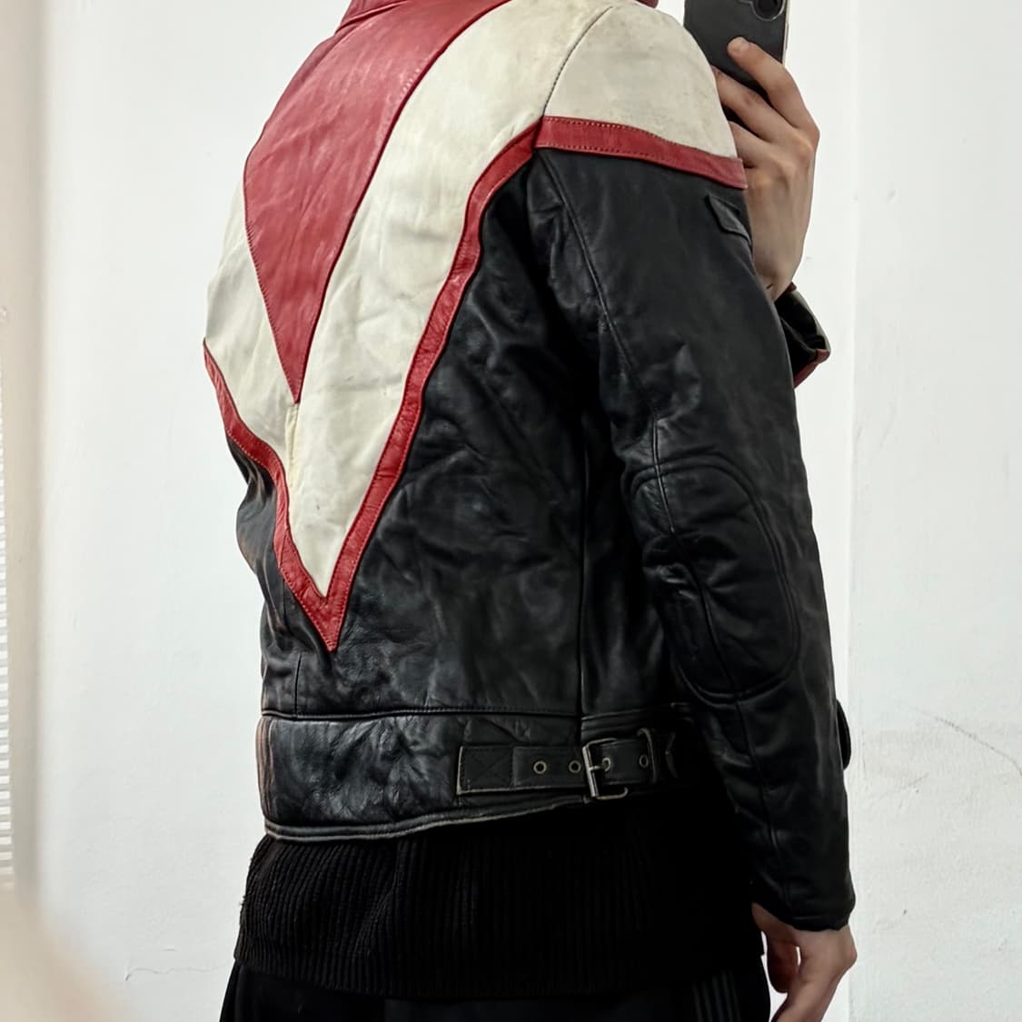 Polo 소가죽 레이싱 자켓 상품이미지4