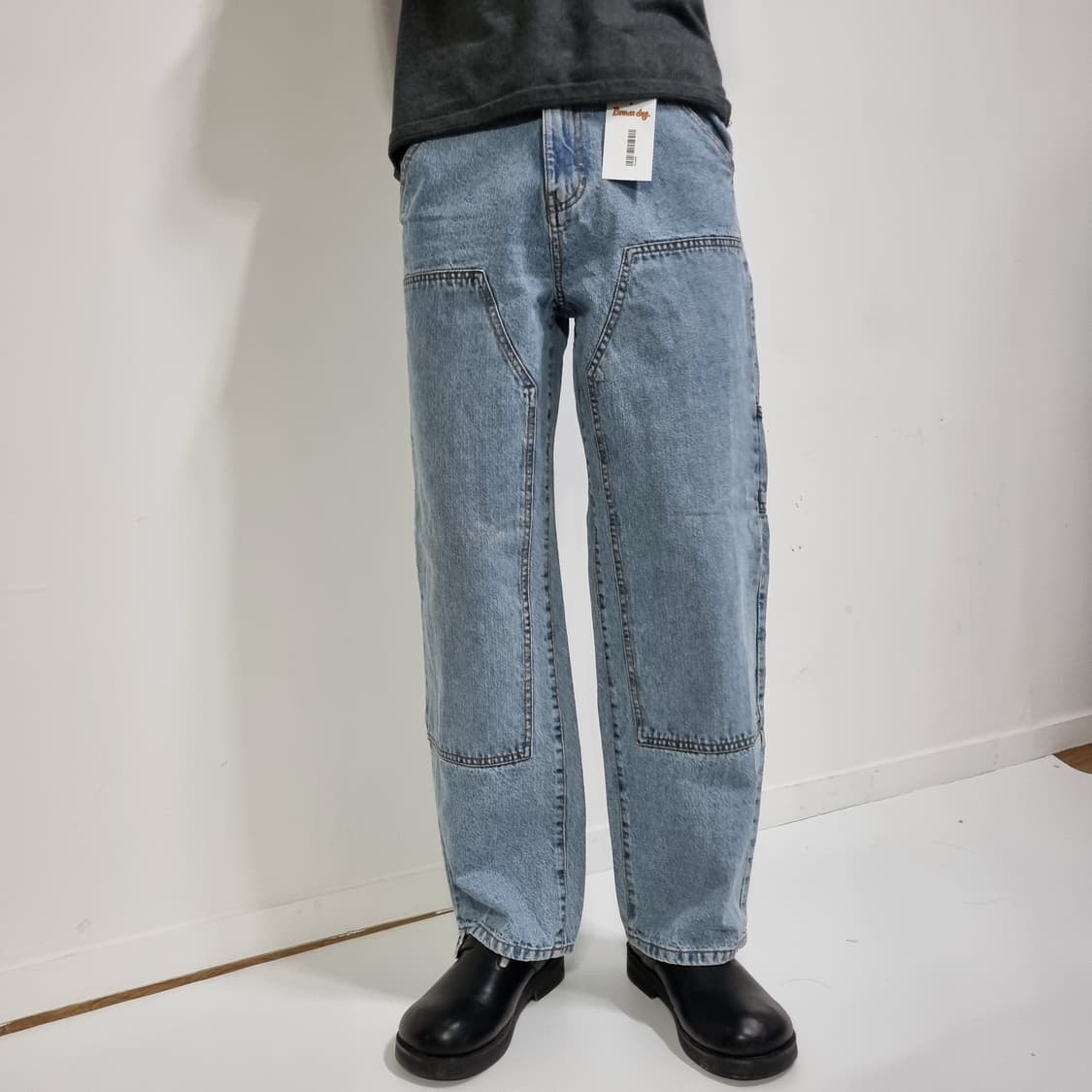 에잇세컨 더블니 데님팬츠 상품이미지3