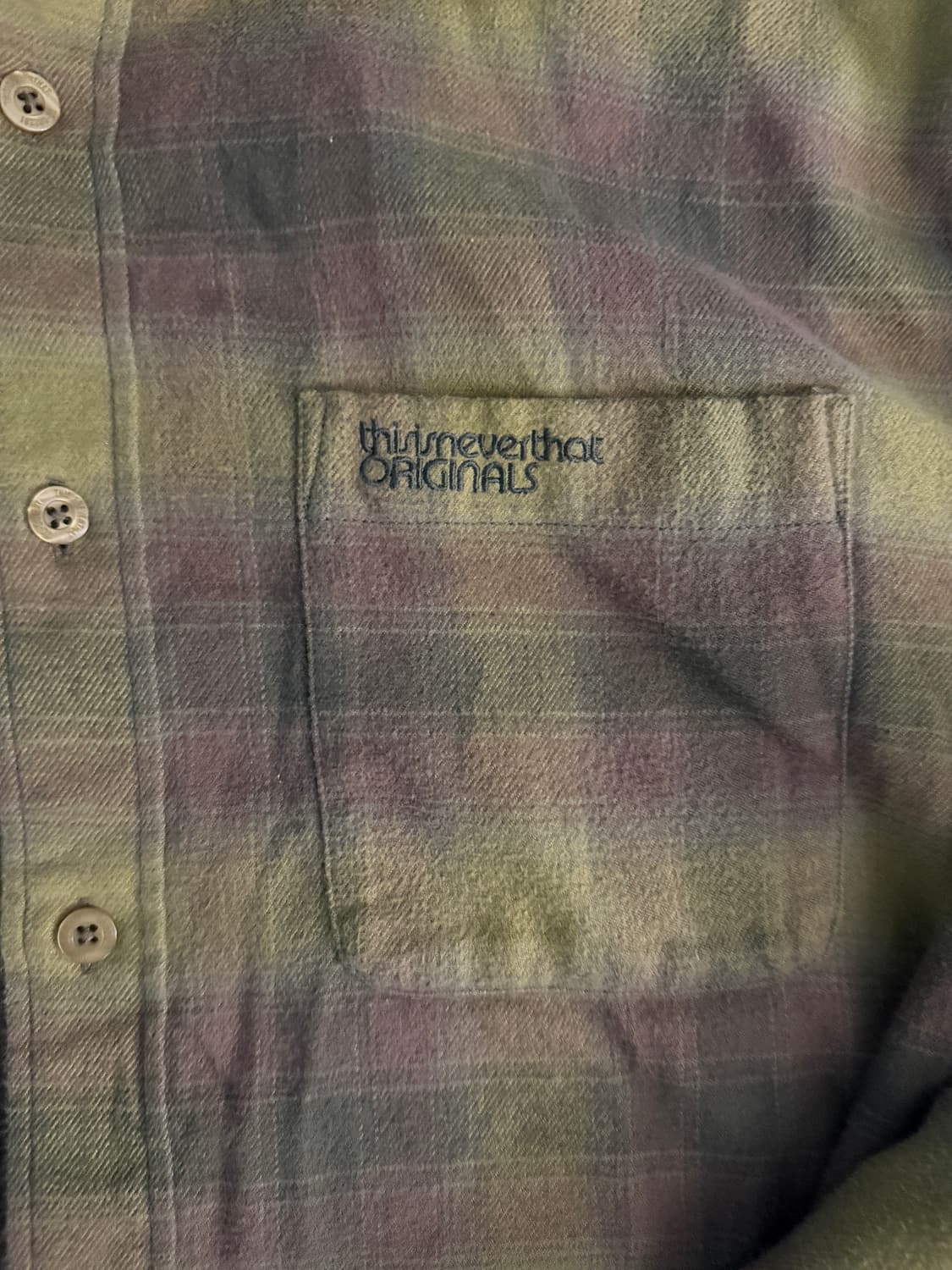 디스이즈네버댓 플란넬 체크셔츠 상품이미지4