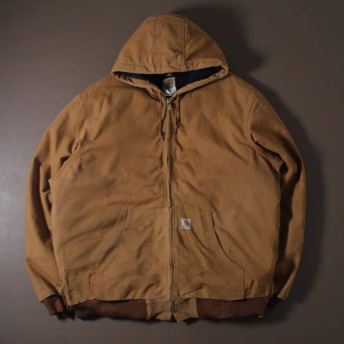 90's Carhartt 칼하트 J140 클래식 액티브 브라운 자켓 상품이미지1