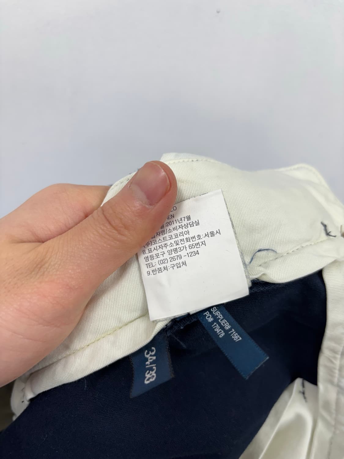 폴로랄프로렌 치노팬츠34x30 상품이미지8